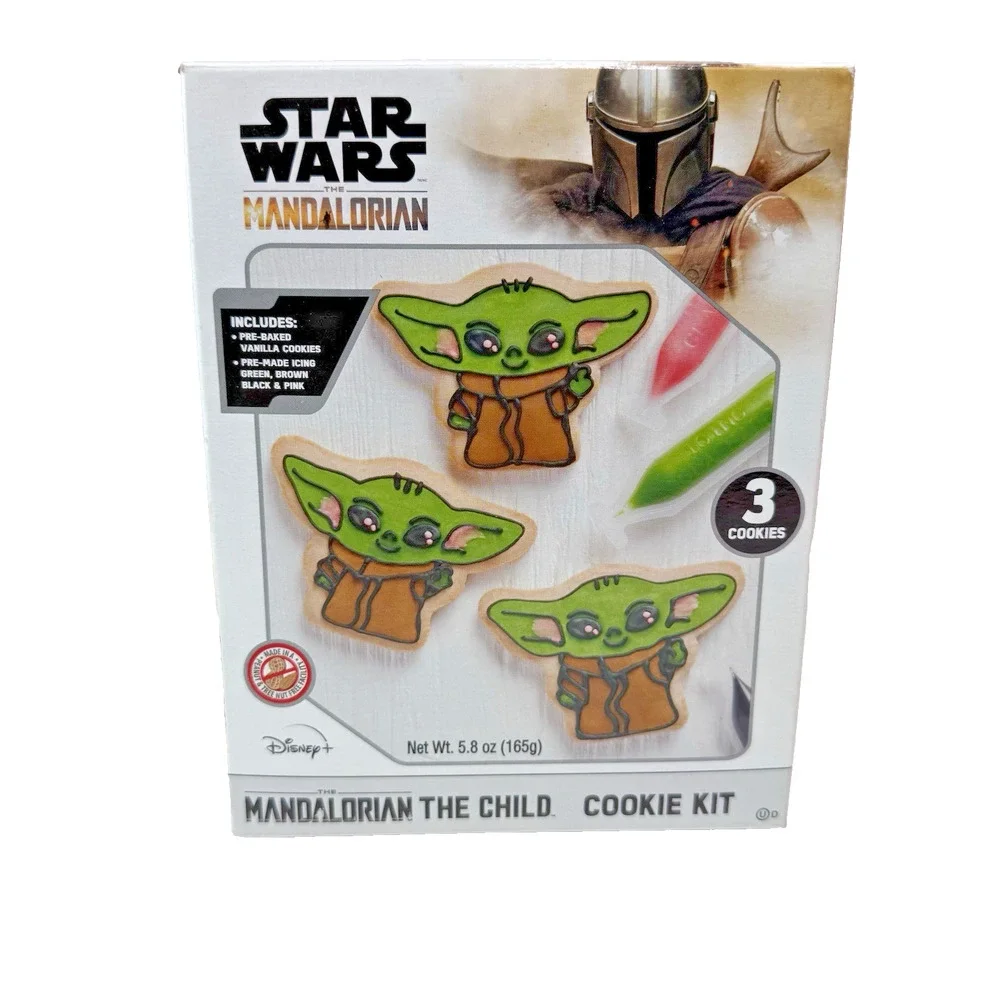 Star Wars The Mandalorian Kid. Cookie Kit. Disney. 5.8oz. 3 Expired, Sealed Box